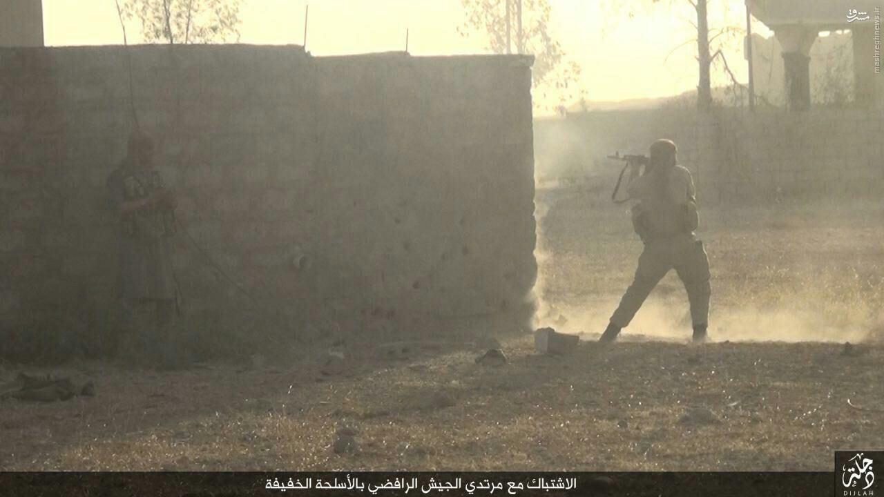 هجوم داعش علیه پایگاه ارتش عراق+عکس