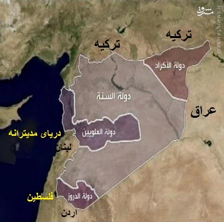 توطئه آمریکا برای تجزیه سوریه