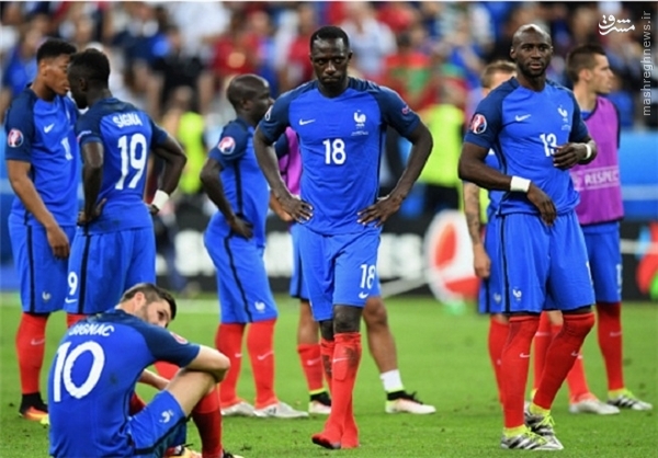 عکس/ تقابل غم و شادی پس از فینال یورو 2016