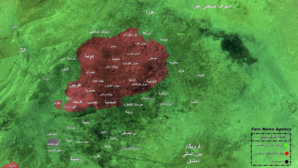 جزئیات عملیات‌ ارتش سوریه در «غوطه» شرقی