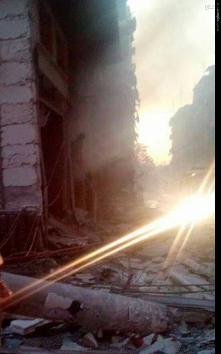 تشدید حملات موشکی تروریستها به محلات حلب+عکس و فیلم