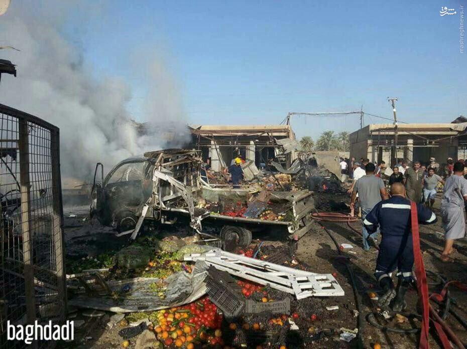 30 شهید در انفجار تروریستی در بغداد+عکس