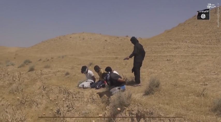 اعدام 7 افسر پلیس عراقی توسط داعش+عکس