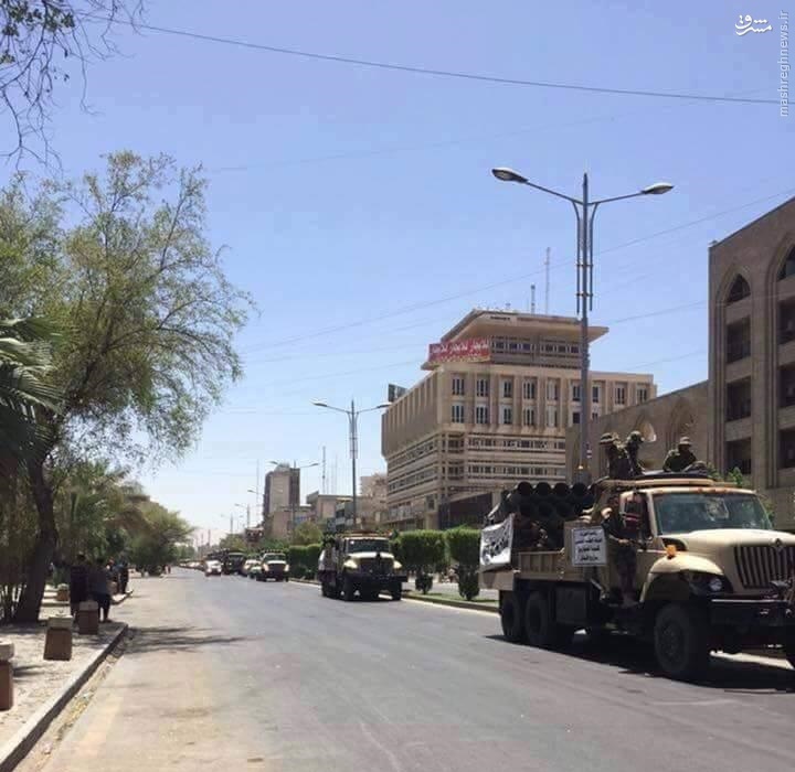 رژه نظامیان عراقی در خیابان های بغداد+عکس