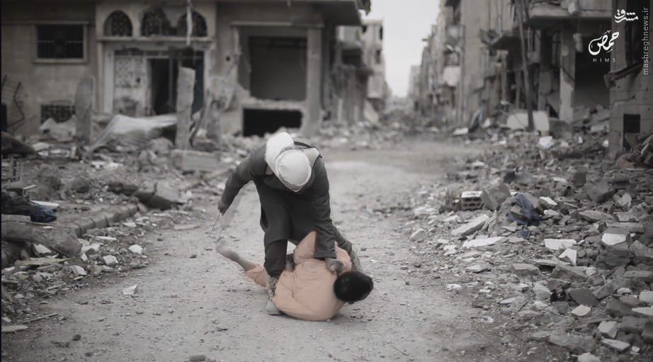 اعدام سه نفر در حمص سوریه توسط داعش+عکس
