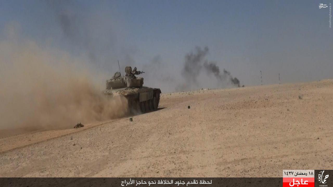 پاتک داعش علیه ارتش سوریه در جنوب رقه+فیلم و عکس