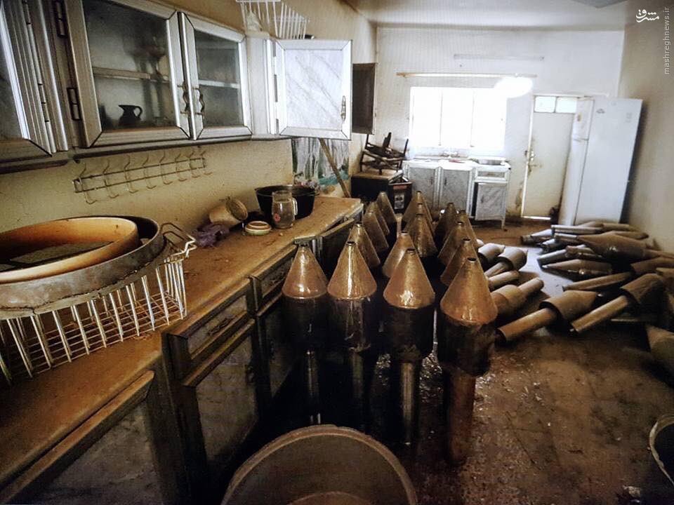 کشف مخحازن سلاح و مهمات داعش در فلوجه+عکس
