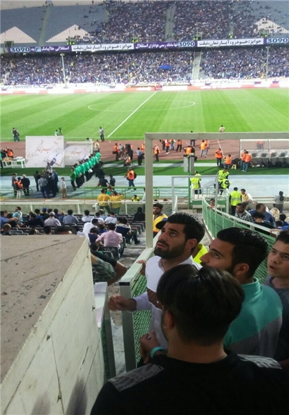 عکس/ دردسر کنعانی زادگان در استادیوم آزادی