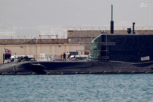 عکس/ زیردریایی اتمی انگلیس بعد از تصادف