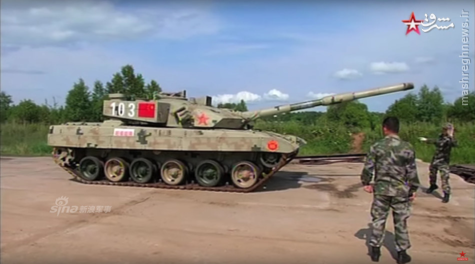 عکس/ ورود تانک های چینی به روسیه
