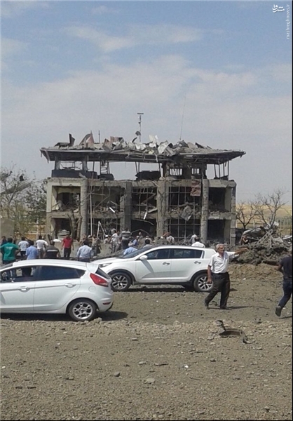 انفجار دیاربکر ترکیه را لرزاند +عکس