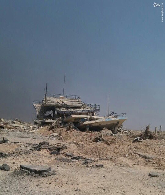 تخریب فرودگاه نظامی قیاره عراق توسط داعش+عکس