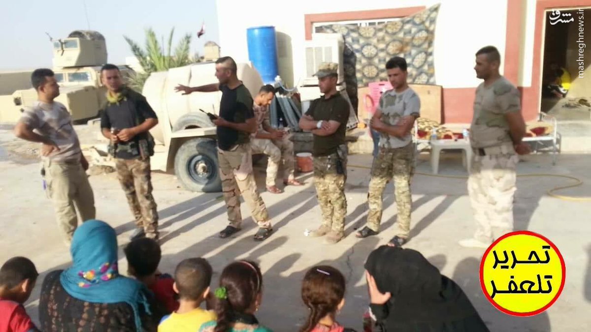 نجات صدها غیرنظامی توسط ارتش عراق+عکس