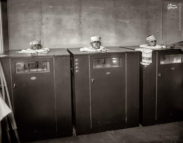 عکس/ دستگاه فیزیوتراپی در سال ۱۹۲۰