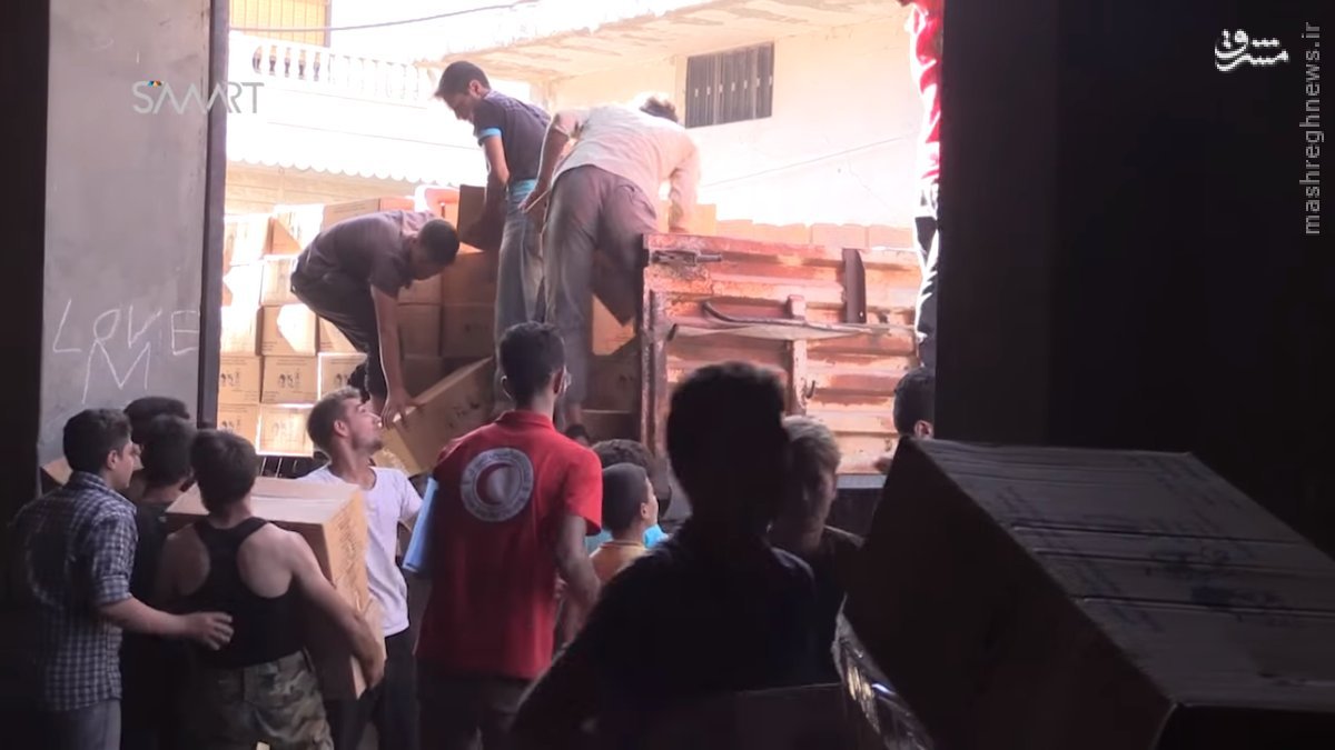 امدادرسانی هلال احمر سوریه به حمص+عکس