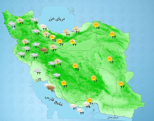 عکس/ استان‌‌های شمالی خنک می‌شوند