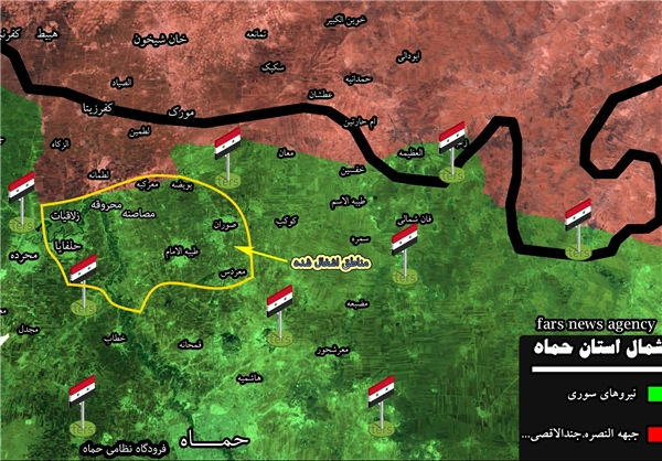 ارتش سوریه شهرک «معردس» را از تروریست‌ها پس گرفت