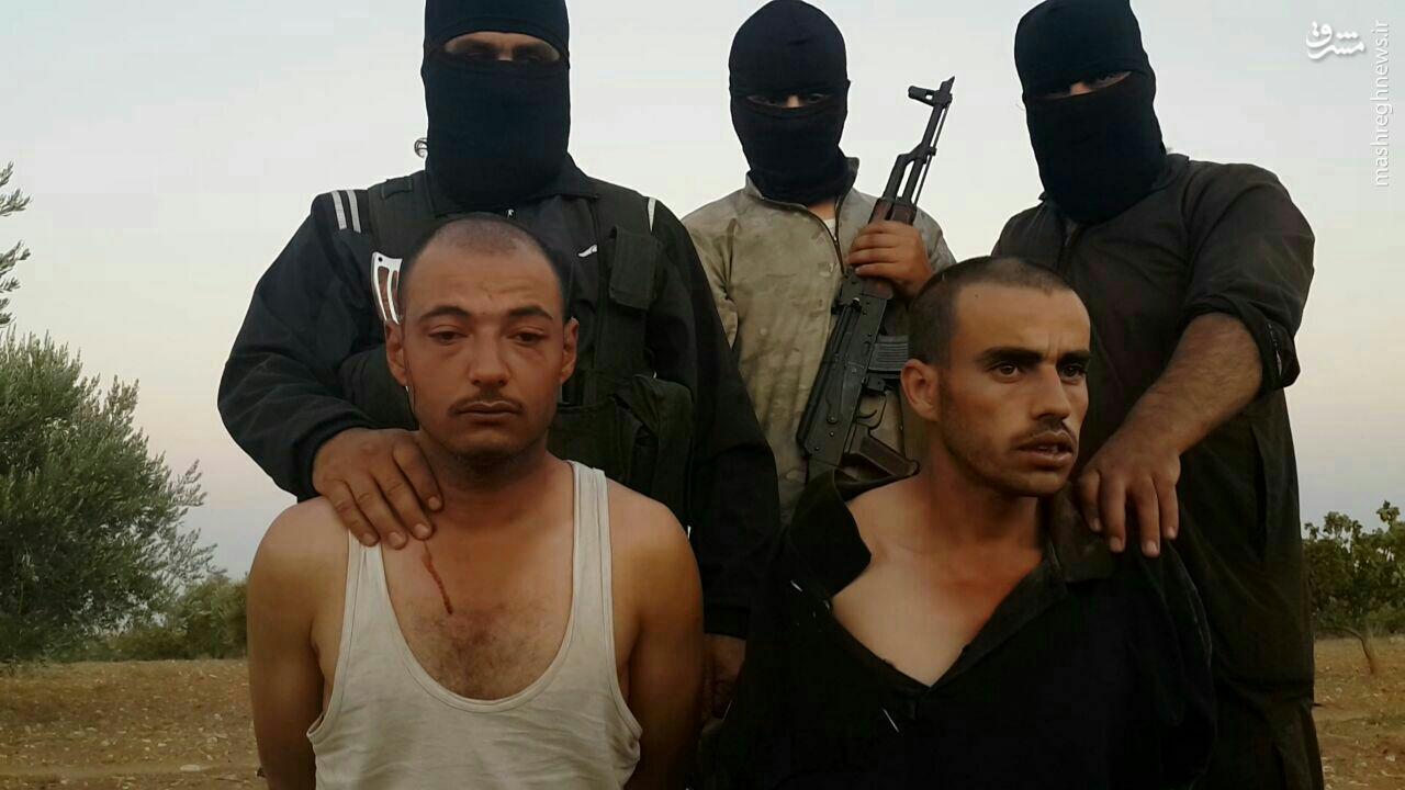 ذبح سربازان اسیر سوری توسط تروریستهای قفقازی+18+