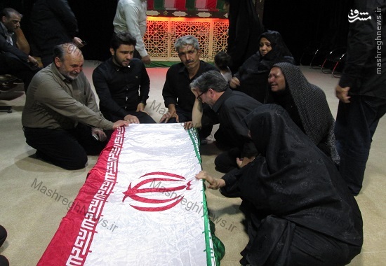 تصاویر/ وداع خانواده و همرزمان با شهید حاج احمد غلامی