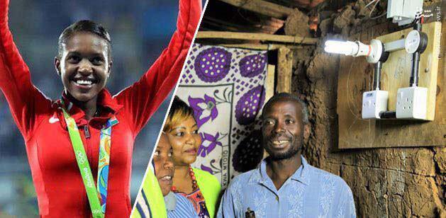 عکس/ پاداش قابل توجه دولت کنیا به قهرمان المپیک