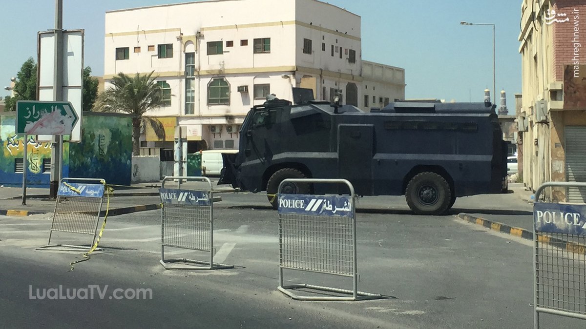تشدید محاصره اقامتگاه آیت الله قاسم در بحرین+عکس