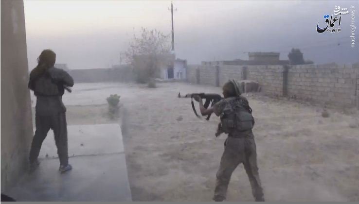 هجوم داعش به شبه نظامیان کرد در شرق نینوی+عکس