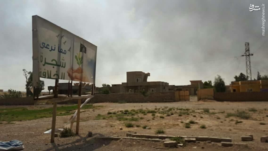 داعش پالایشگاه القیاره را آتش زد+عکس