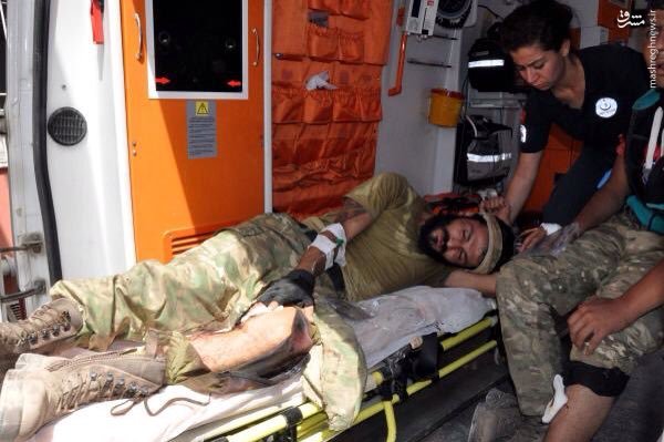 انتقال مجروحان گروه تروریستی ارتش آزاد به ترکیه+عکس