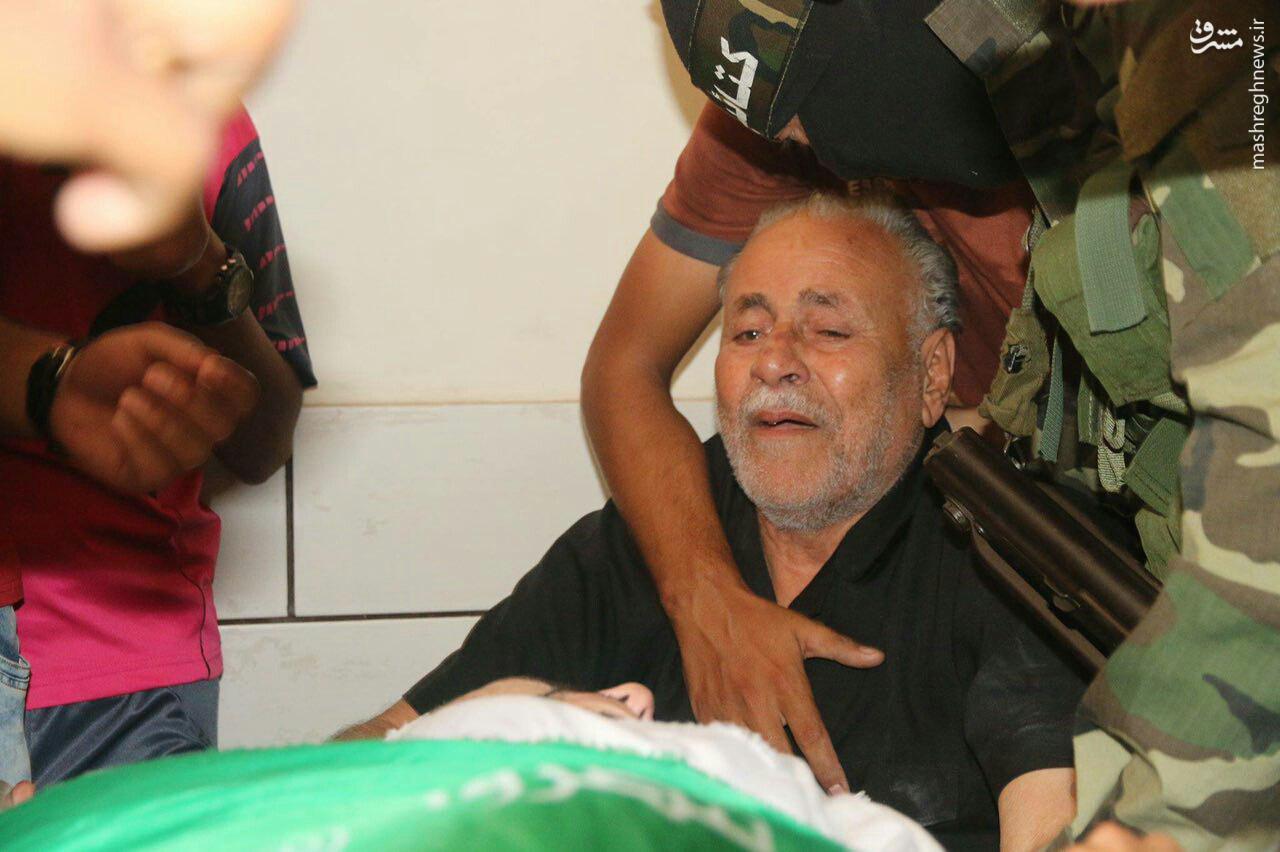 شهادت مجاهد فلسطینی در غزه+عکس