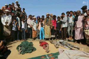 قتل عام خانواده یمنی توسط سعودیها+عکس
