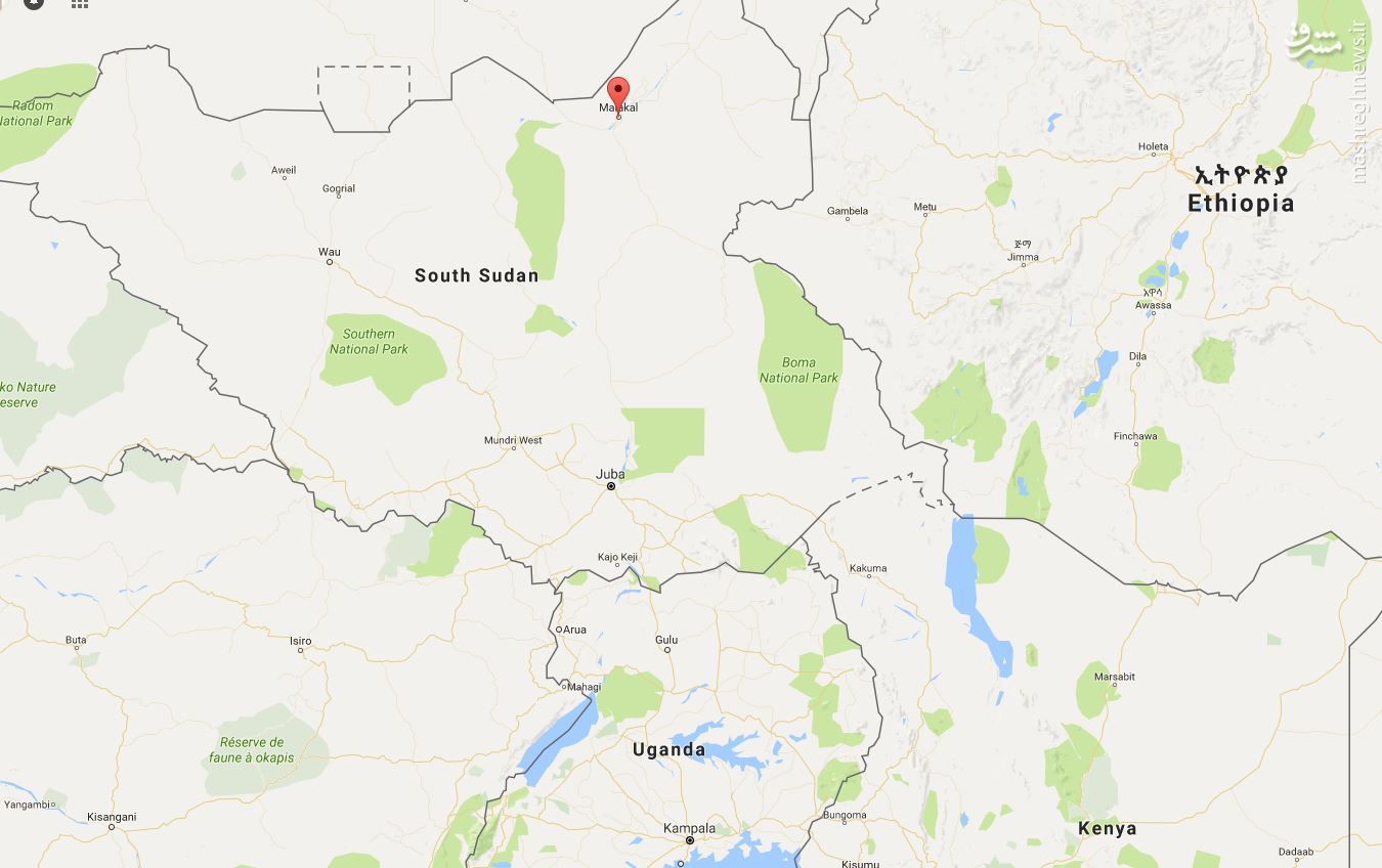 60 کشته در درگیری شورشیان با دولت سودان جنوبی + نقشه