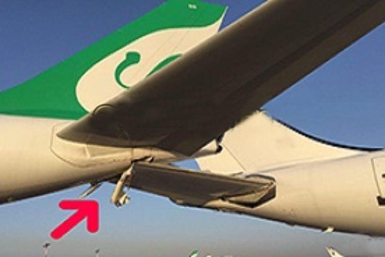 تصادف دو هواپیما در فرودگاه امام خمینی +عکس