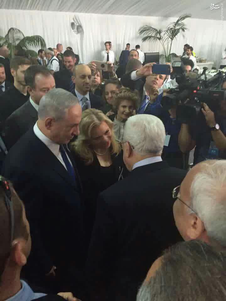حضور محمود عباس در مراسم دفن پرز!+عکس
