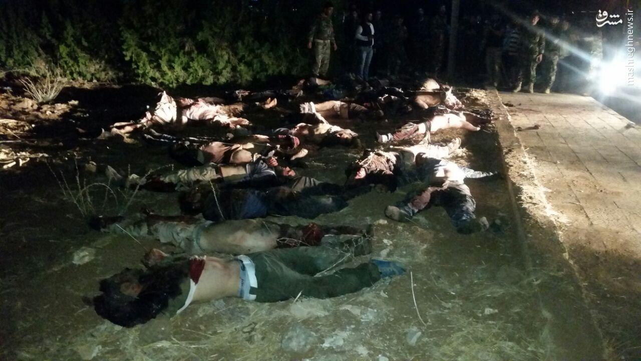 هلاکت 50 تروریست در کمین ارتش سوریه+عکس