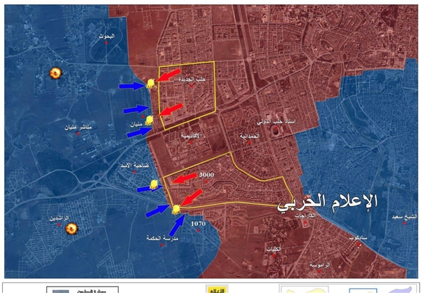 تسلط کامل ارتش سوریه بر روستای «منیان» در غرب حلب