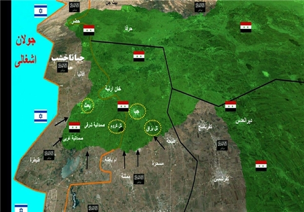 کمین ارتش سوریه در «قنیطره» +نقشه