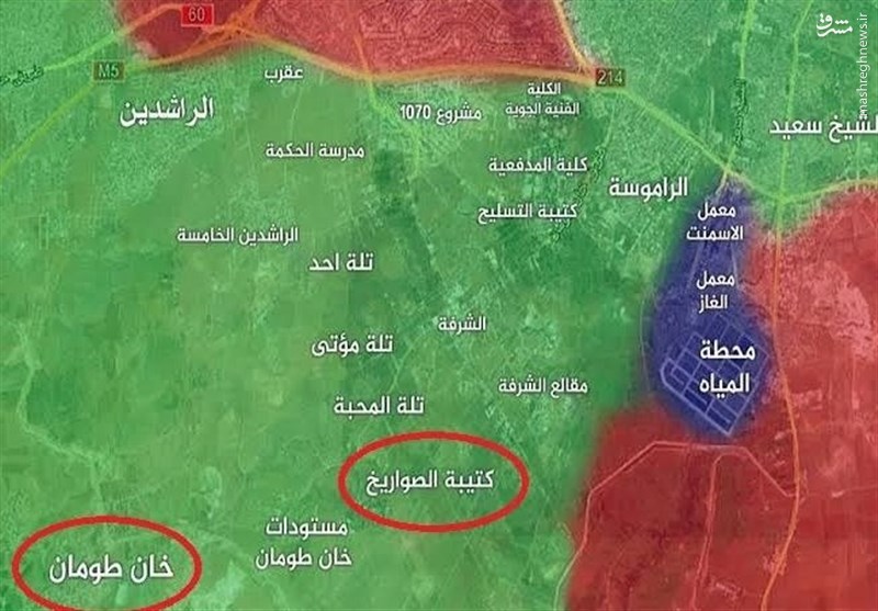 ارتش سوریه به دروازه محله‌های شرق «حلب» رسید