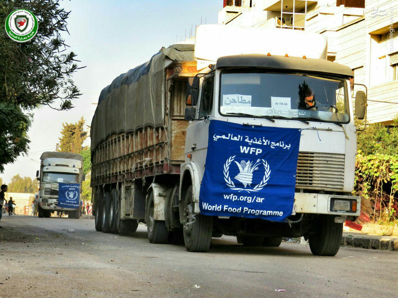 امدادرسانی دولت سوریه به ساکنین حمص+عکس و فیلم