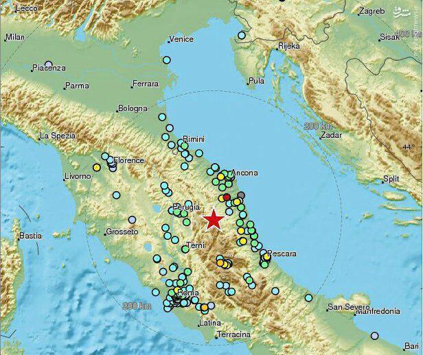 زلزله 7.1 ریشتری ایتالیا را لرزاند