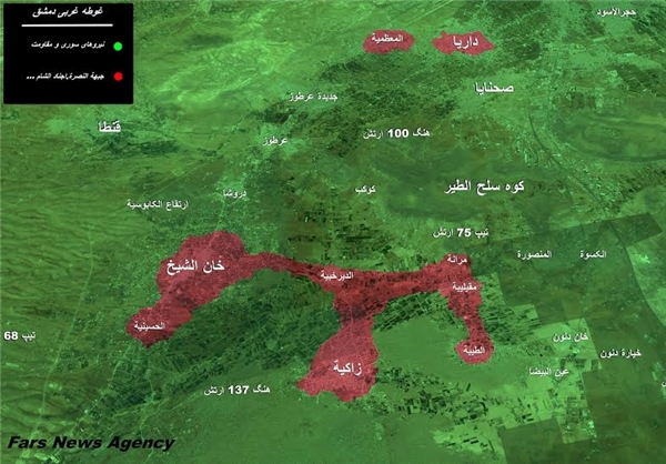 تخلیه کامل غوطه غربی دمشق از افراد مسلح